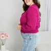 Gilli Full Size Tied Open Back Knit Top - Image 11