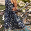 Floral Boho Mixed Print Dress - Image 7