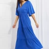 Culture Code Full Size My Muse Flare Sleeve Tiered Maxi Dress - Image 4