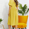 ODDI Full Size Love You Forever Square Neck Midi Dress - Image 2