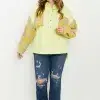 POL Bright Autumn Full Size Contrast Plaid Twill Shacket - Image 10