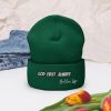 God First Always Embroidered Cuffed Beanie - Image 6