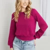 Gilli Full Size Tied Open Back Knit Top - Image 3