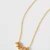 FAITH Inspirational Gold Dip Necklace - Image 8