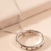 Faith Circle Pendant Necklace