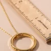 Faith Hope Love Circle Necklace - Image 9