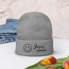 Smile Jesus Loves You Embroidered Beanie - Image 8