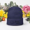 Smile Jesus Loves You Embroidered Beanie - Image 4