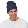 Smile Jesus Loves You Embroidered Beanie - Image 7