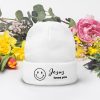 Smile Jesus Loves You Embroidered Beanie - Image 12