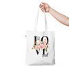 Love Jesus Organic Tote Bag - Image 11