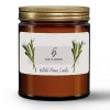 Faithful Flames Natural Wax Candle in Amber Jar (9oz)
