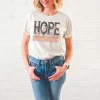 Hope Floral Graphic T Shirt