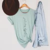 Perfectly Imperfect Minimalist Graphic T Shirt - Image 4
