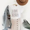 Love Like Jesus Leopard Graphic T Shirt IN123 - Image 4