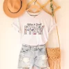 When In Doubt, Pray Graphic T Shirt IN108 - Image 4