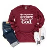 The Glory Of God Scripture Long Sleeve Graphic Tee - Image 2