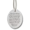 text of Colossians 2:13-14 on white oval ornament
