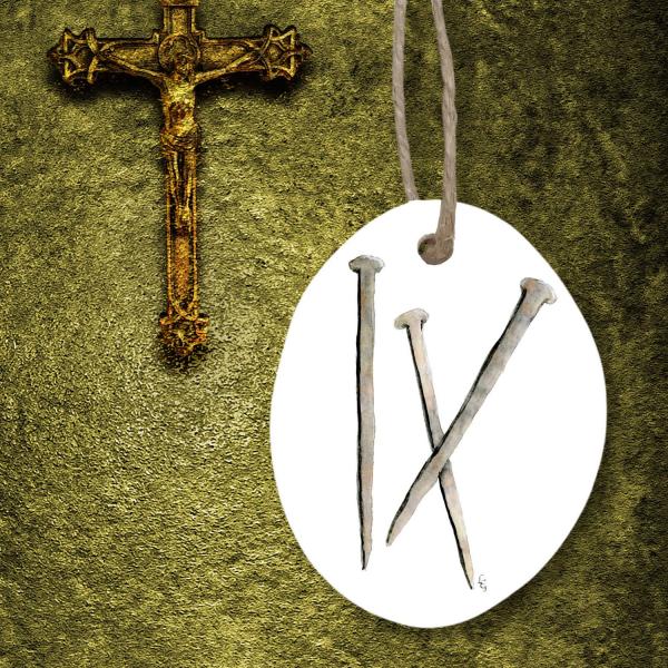 Three Nails Easter Ornament