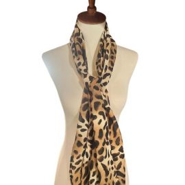 Gently Worn Leopard Scarf