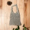 Handmade Tan Crochet Market Shoulder Bag - Image 4