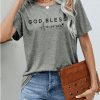 GOD BLESS AMERICA Graphic Short Sleeve Tee - Image 2