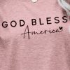 GOD BLESS AMERICA Graphic Short Sleeve Tee - Image 3