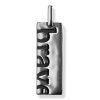 Bold & Brave Reversible Christian Pendant in Sterling Silver