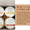 4oz Fall Candle Sampler | Mini Candle Set | Christian Candle Gift