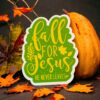 Fall For Jesus Christian Stickers - Image 3