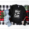 Jesus Is The Reason Stars Long Sleeve Graphic Tee - Image 2