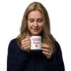 Christmas Begins with Christ White Glossy Mug - Image 2