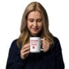 Christmas Begins with Christ White Glossy Mug - Image 5