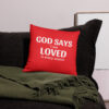 God Says I Am Loved in Every Season Decorative Pillows - Image 3