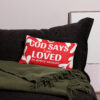 God Says I Am Loved in Every Season Decorative Pillows - Image 4