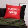 God Says I Am Loved in Every Season Decorative Pillows - Image 6