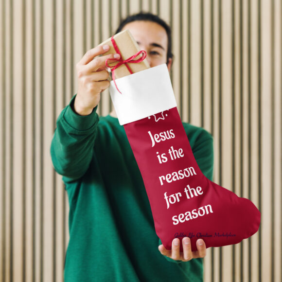 Jesus in the reason for the season Christmas Christian Stockings