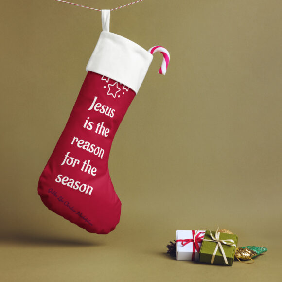 Jesus in the reason for the season Christmas Christian Stockings