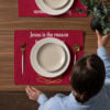 Jesus Is The Reason For The Season Table Placemat Set Of 4 - Image 2