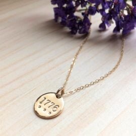 1776 Gold filled necklace