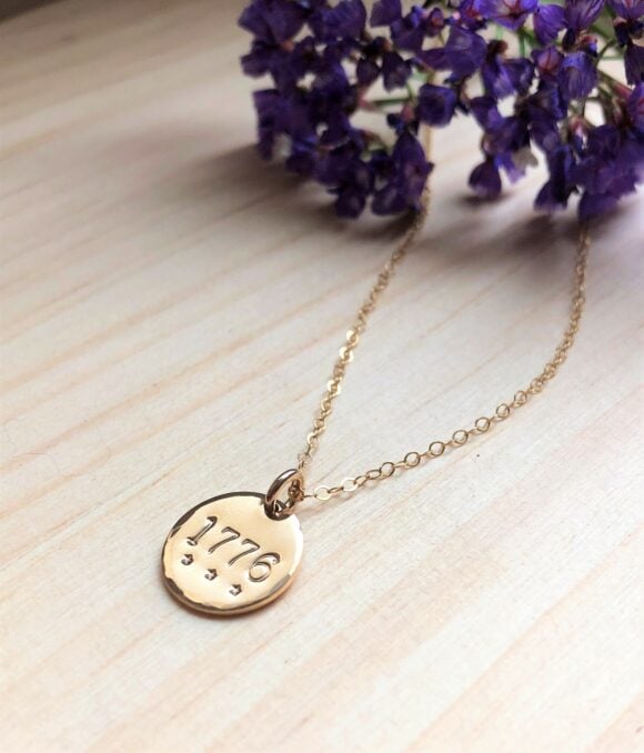 1776 Gold filled necklace