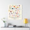 Matthew 6:28 Acrylic Flower Print - Image 3