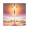 Redeemed by the Blood of Jesus Christ Canvas - Image 2