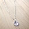 Small hammered cross pendant - Image 3