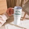 The Lord is my Shepherd Travel Mug with Handle - Image 2