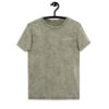 Jesus is King Embroidered Denim T-Shirt - Image 3