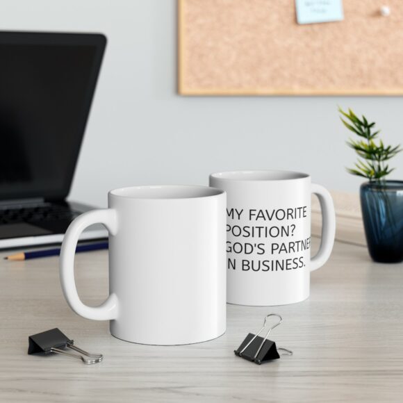 God's Partner in Business Christian Mug for Christian Business Owners