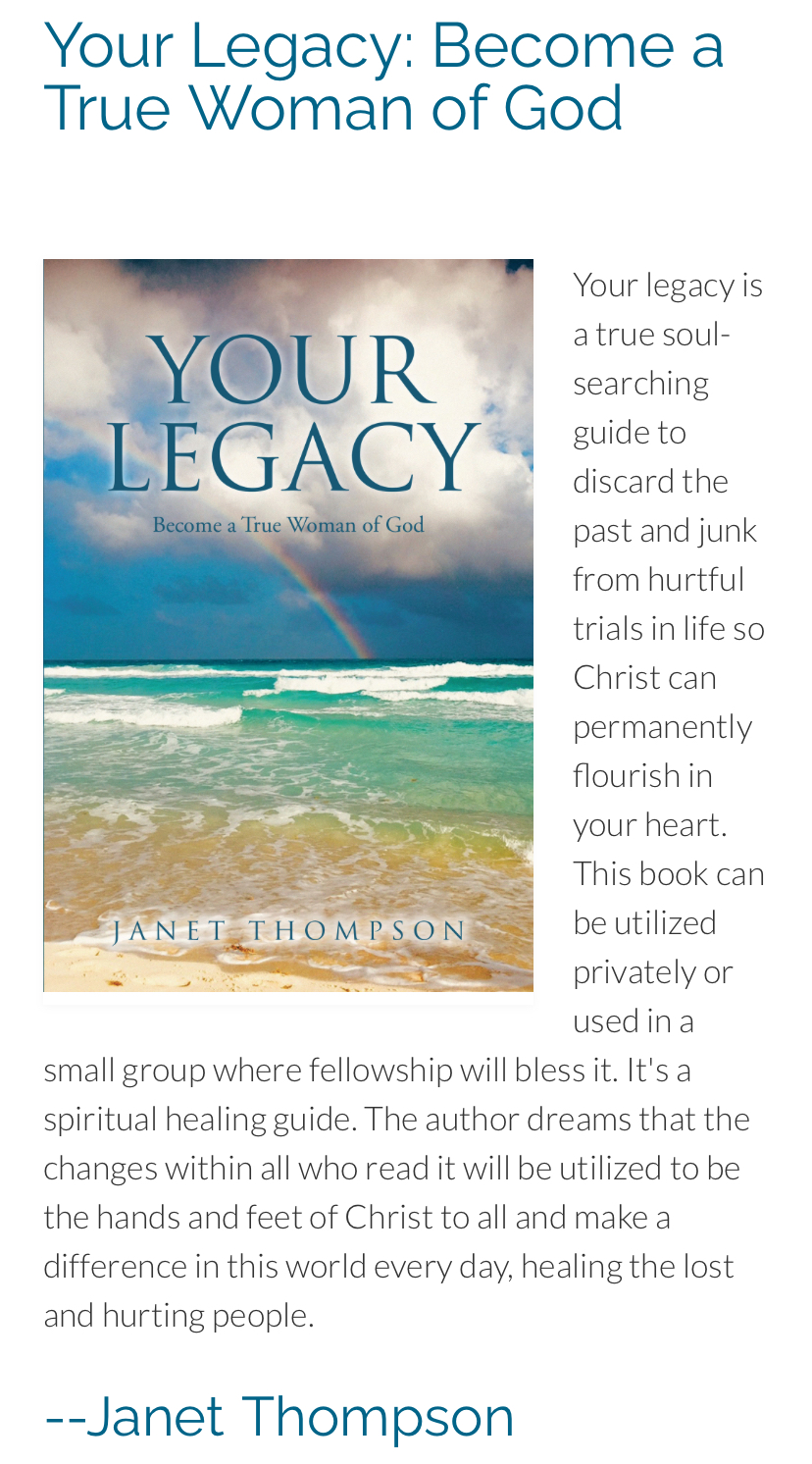 Your Legacy A Christian Book Guide for Healing from Trauma