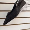 Mata Black Sprinkles Rhinestones Sling back 2.5 heel Shoes - Image 2