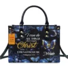 Custom Name Bible Scripture Christian PU Leather Handbag - Image 21